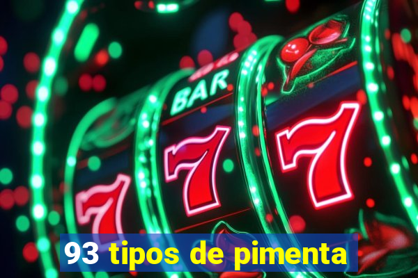 93 tipos de pimenta